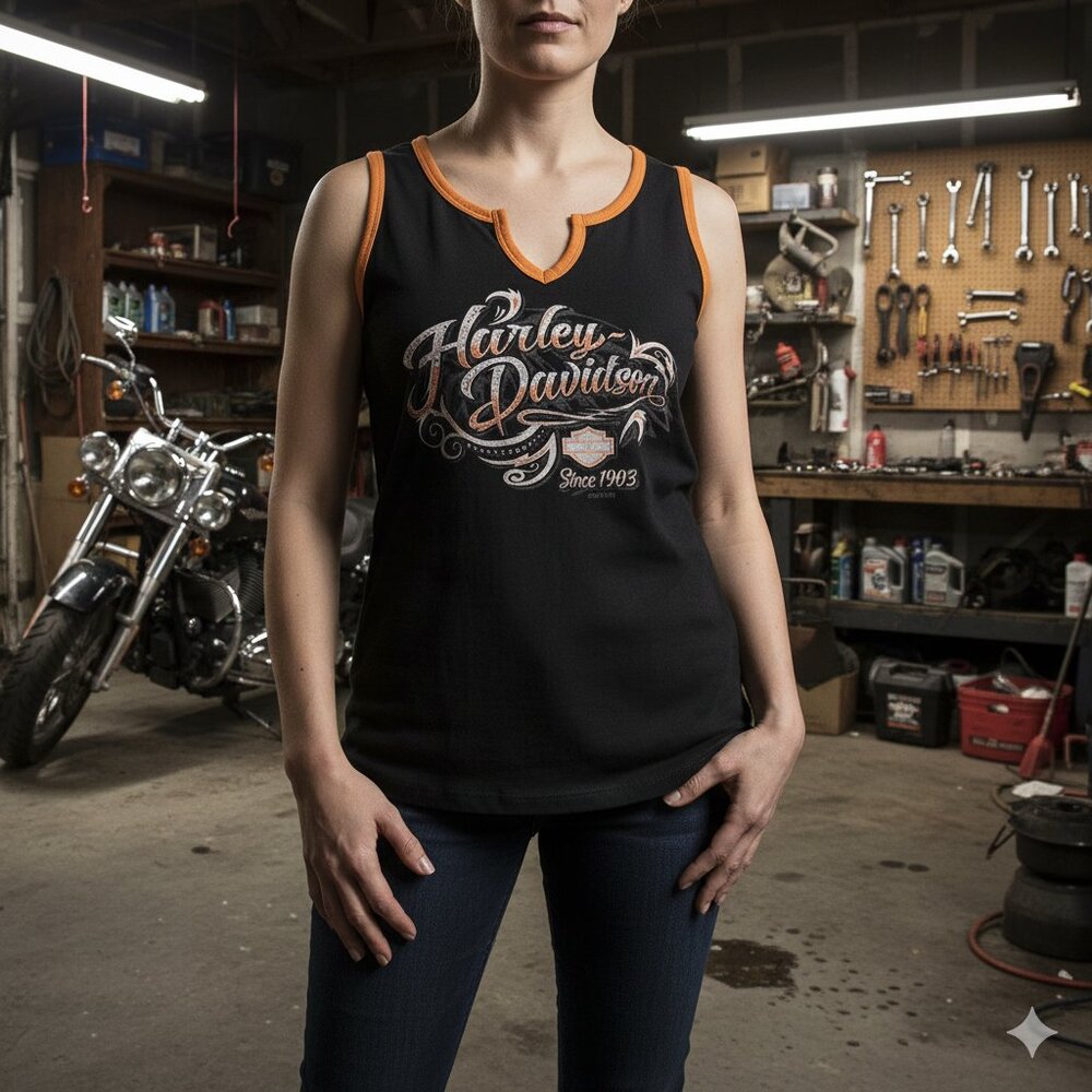 Harley-Davidson Summer Tank Top Hells Canyon Lewiston Idaho - Ladies size XL